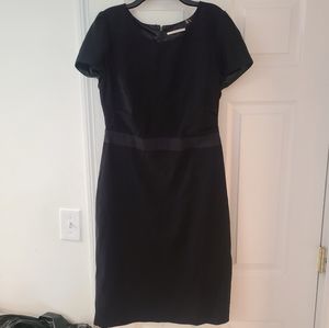 T Tahari Short Sleeve Black Pencil Dress